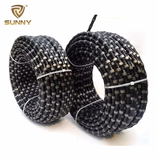 Sunny Tools 11.5mm Concrete Construction Demolition Diamond Wire Saw Rope with Rubber Steel.